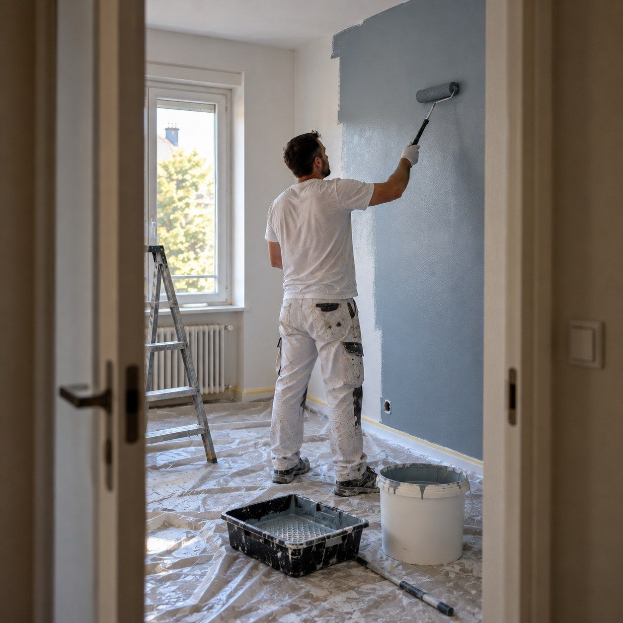 AC, peinture intérieure à Tourcoing